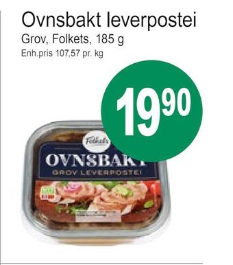 Joker Ovnsbakt leverpostei tilbud