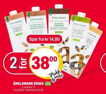 Coop Extra Änglamark drikk tilbud