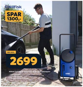 Megaflis Nilfisk core 140-8 powercontrol ih høytrykksspyler tilbud