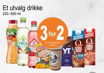 Joker Et utvalg drikke tilbud