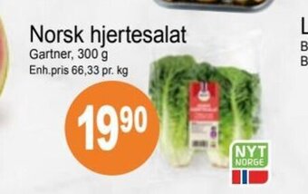 Joker Norsk hjertesalat tilbud