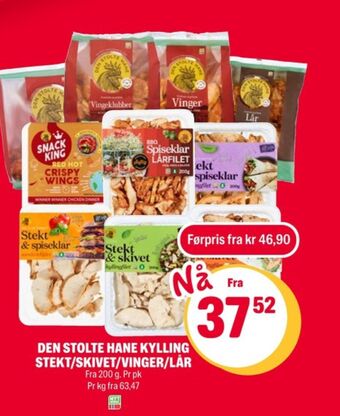 Coop Extra Den stolte hane kyllingfilet tilbud