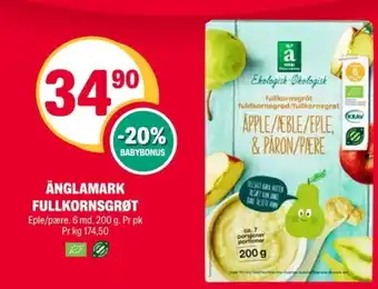 Coop Extra Änglamark grøt tilbud