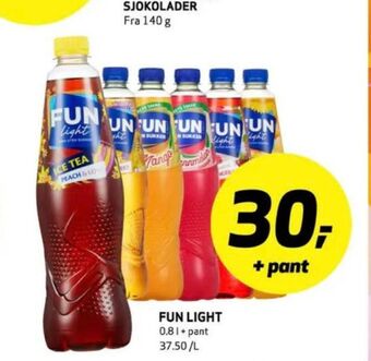 Bunnpris Fun light saft tilbud