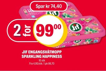 Coop Extra Jif engangsmopp tilbud