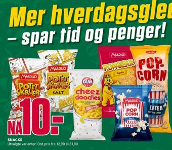 Europris Maarud snacks tilbud