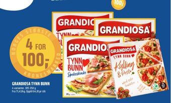 Coop Obs Grandiosa pizza tilbud