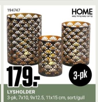 Europris Home lysholder tilbud