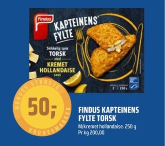 Coop Obs Findus fiskeretter tilbud