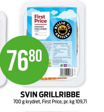 Kiwi First price ribbe tilbud