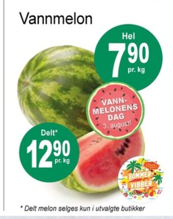 Joker Ukjent vannmelon tilbud