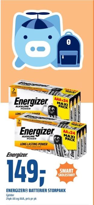 Coop Obs Energizer batterier tilbud