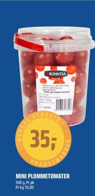 Coop Obs Bonnysa tomater tilbud