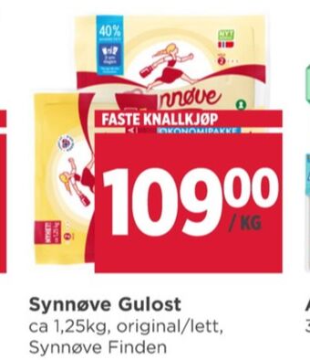 Meny Synnøve finden ost tilbud