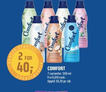 Coop Obs Comfort tøymykner tilbud