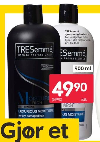 Rusta Tresemmé shampoo tilbud