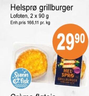 Joker Lofoten fiskeburger tilbud