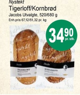 Joker Jacobs utvalgte brød tilbud