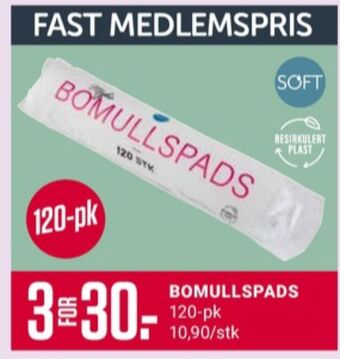 Europris Soft bomullspads tilbud