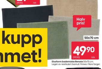 Rusta Elsaform badematte tilbud