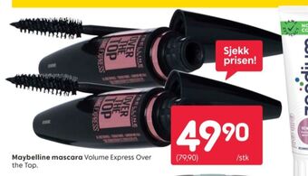 Rusta Maybelline mascara tilbud