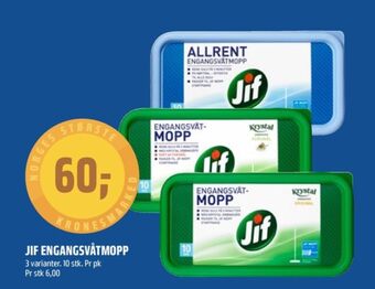 Coop Obs Jif engangsmopp tilbud