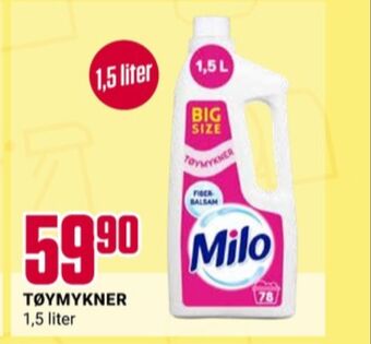 Europris Milo tøymykner tilbud