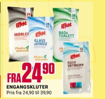 Europris Effekt engangsmopp tilbud