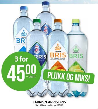 Kiwi Farris mineralvann tilbud