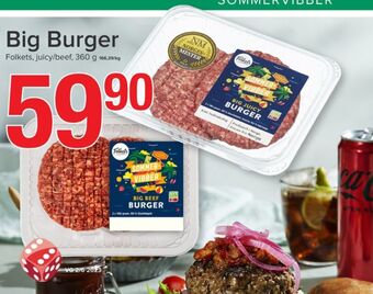 Eurospar Folkets burger tilbud
