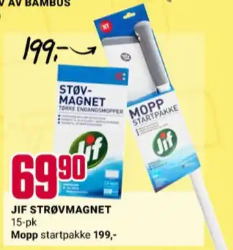 Europris Jif moppesett tilbud