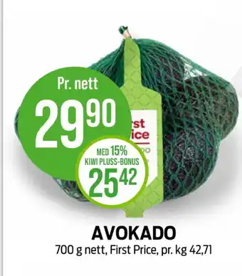 Kiwi First price avokado tilbud