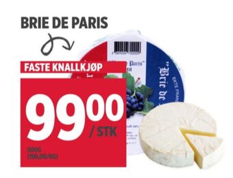 Meny Brie de paris brie tilbud