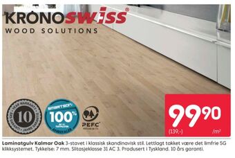 Rusta Krono laminatgulv tilbud