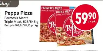 Nærbutikken Pepps pizza tilbud