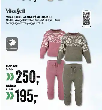 Sport Outlet Vikafjell genser/ ullbukse tilbud
