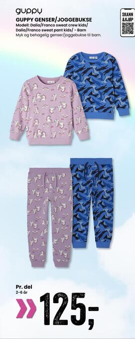 Sport Outlet Guppy genser/joggebukse tilbud