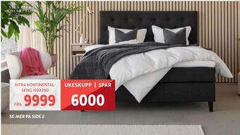Bohus Hitra kontinental­ seng 150x200 tilbud