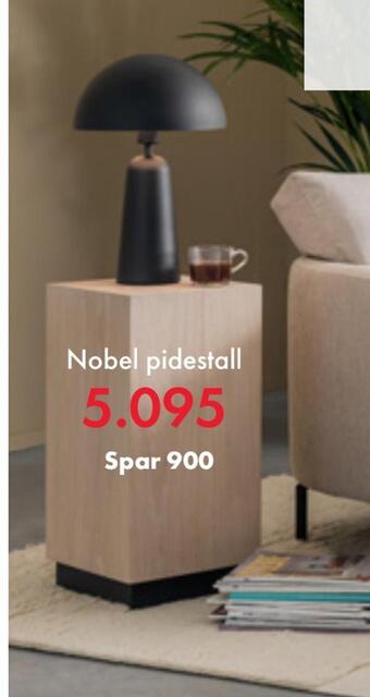 Fagmøbler Nobel pidestall tilbud