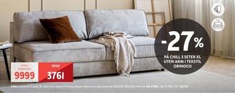 Bohus Chill sovesofa 3 seter xl uten arm tilbud