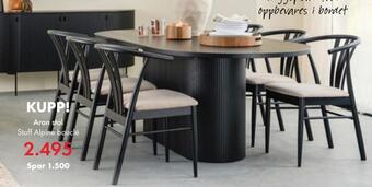 Fagmøbler Aron stol tilbud