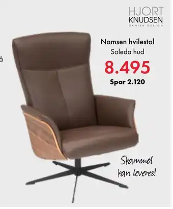 Fagmøbler Namsen hvilestol tilbud