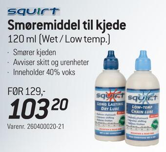 Thansen Smøremiddel til kjede tilbud
