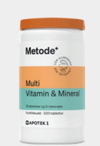 Apotek 1 Metode multi vitamin & mineral tabletter tilbud