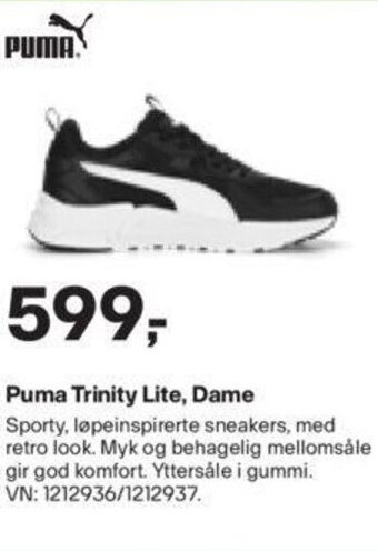 XXL Sport Puma Trinity Lite, Dame tilbud
