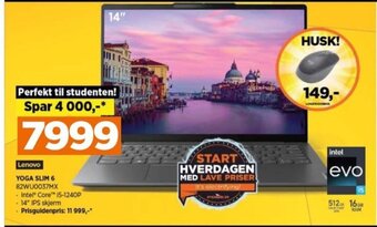 POWER Lenovo YOGA SLIM 6 82WU0037MX tilbud