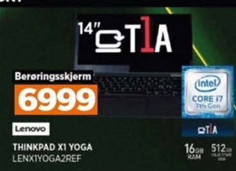 POWER Lenovo THINKPAD X1 YOGA LENXIYOGA2REF tilbud