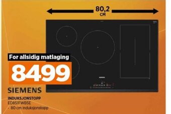 POWER SIEMENS INDUKSJONSTOPP tilbud