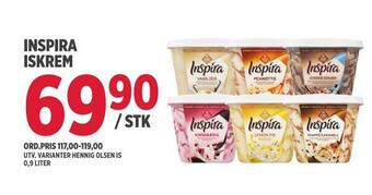 Jacobs Inspira iskrem tilbud