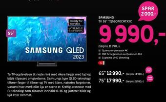 ELON Samsung tv 55 tq55q70catxxc tilbud